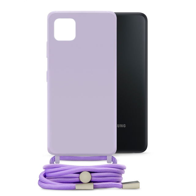 Mobilize Lanyard Gelly Case Samsung Galaxy A22 5G Hülle Pastel Purple