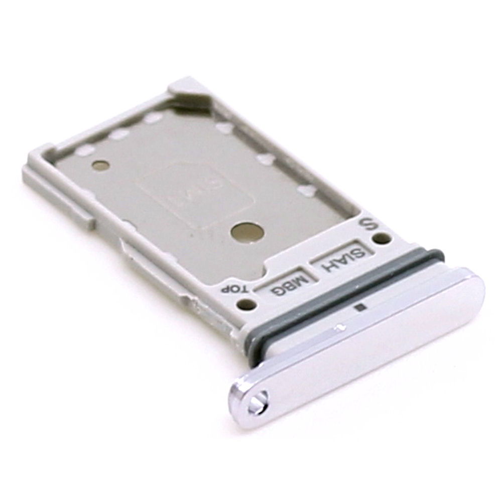 Samsung Galaxy S23 Ultra SIM1 SIM2 Karten Halter silber (skyblue)
