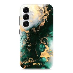 MIO Green Marble Case Samsung Galaxy S24/S25 Hülle MagSafe