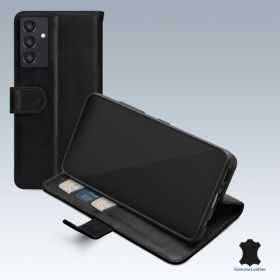 Mobilize Leather Wallet Samsung Galaxy A35 5G Hülle schwarz