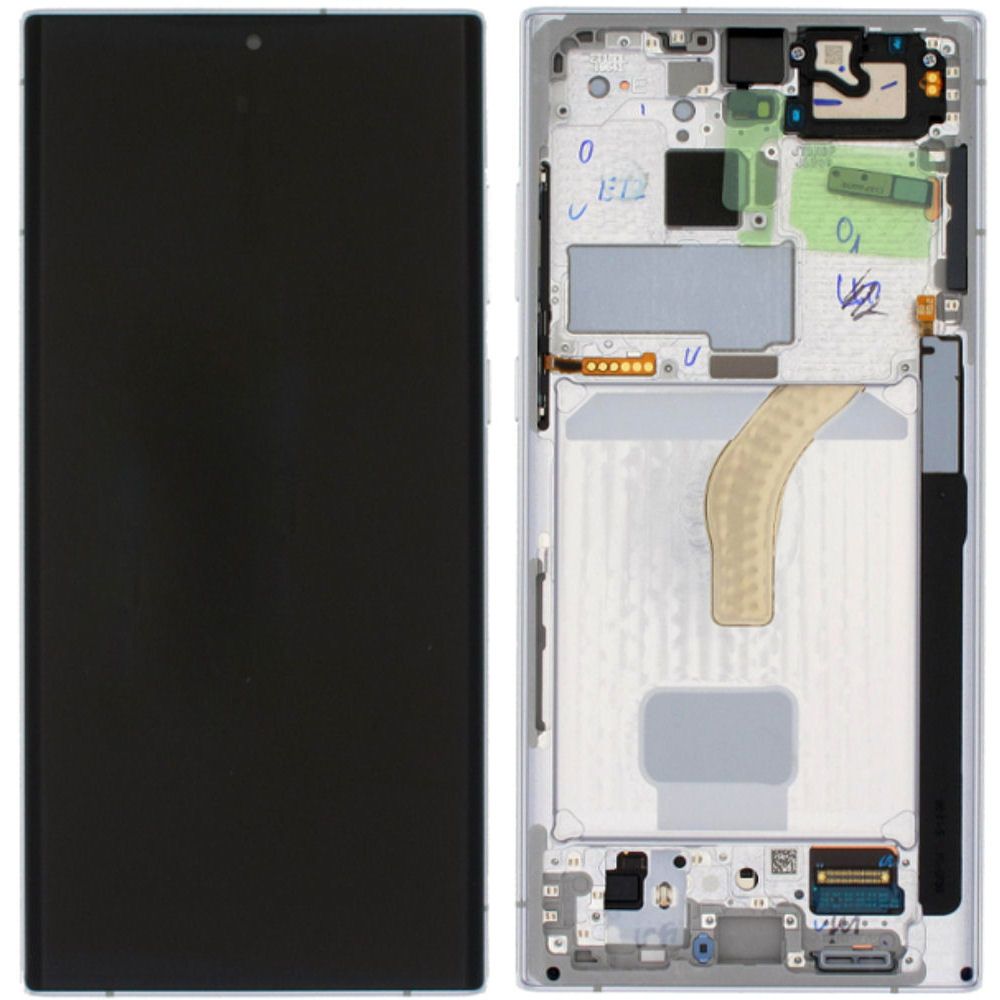 Samsung Galaxy S22 Ultra Display Einheit weiß