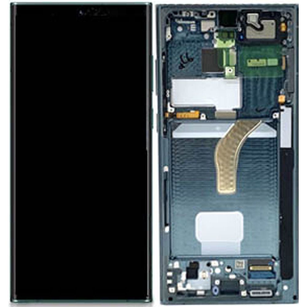 Samsung Galaxy S22 Ultra Display Einheit grün