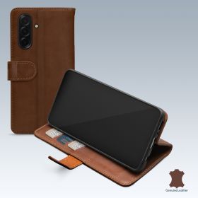 Mobilize Leather Wallet Samsung Galaxy A36 5G/A56 5G Hülle braun