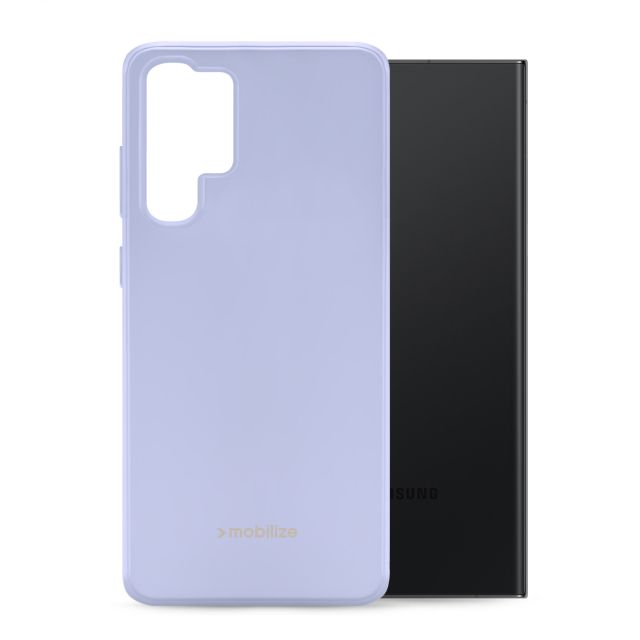 Mobilize Rubber Gelly Case Samsung Galaxy S23 Ultra Hülle Pastel purple