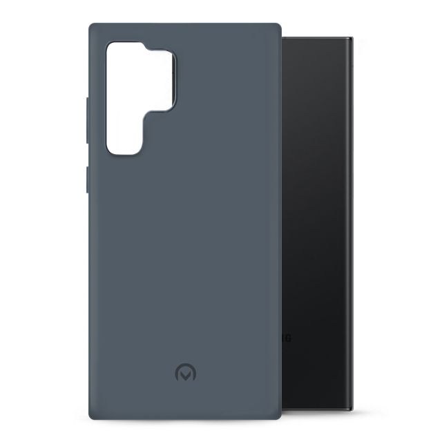 Mobilize Rubber Gelly Case Samsung Galaxy S23 Ultra Hülle Matt blau