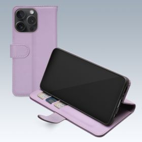 Mobilize Premium Gelly Wallet Book Case Apple iPhone 15 Pro Hülle Purple/Lila
