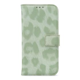 My Style Flex Wallet Samsung Galaxy S25 Hülle Green Leopard
