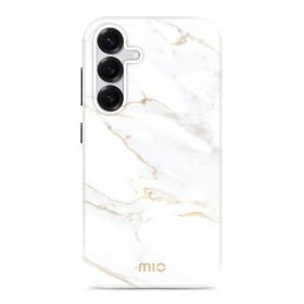 MIO White Marble Case Samsung Galaxy S24/S25 Hülle MagSafe