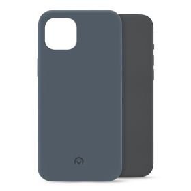 Mobilize Rubber Gelly Case Apple iPhone 15 Plus Hülle Matt blau